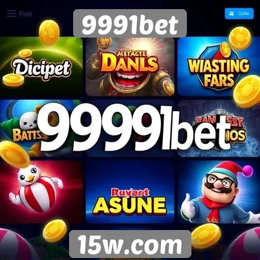 Diversidade de jogos disponíveis na 9991bet